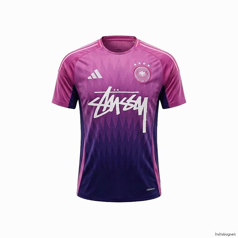 Stussy Gradient Style Pink-Purple T-shirt