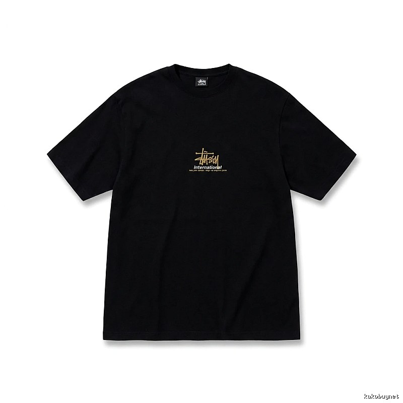 Stussy International Style Black T-shirt