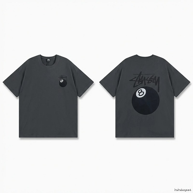 Stussy No.8 Retro Black T-shirt