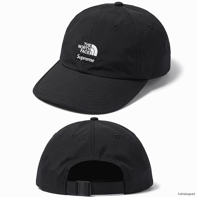 Supreme Co-branded Black Baseball Cap