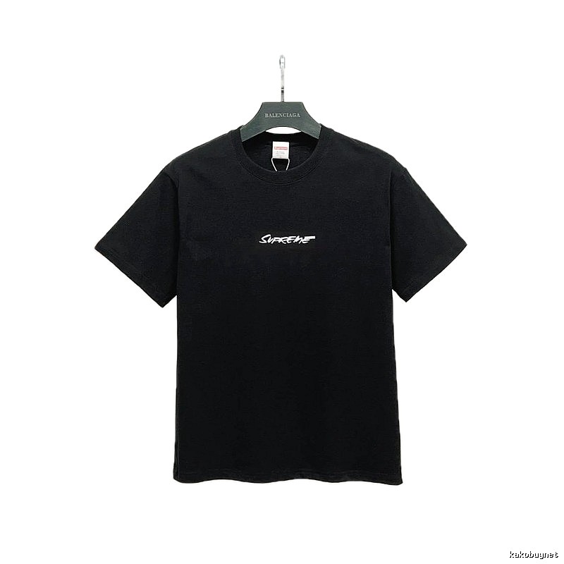 Supreme Printed Street-style Black T-Shirt