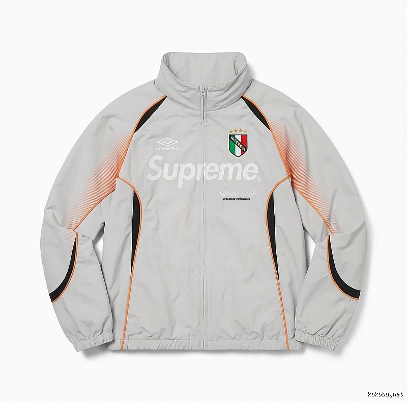 Supreme sporty light gray jacket