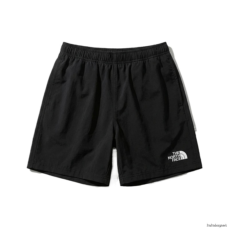 The North Face minimalist style black shorts