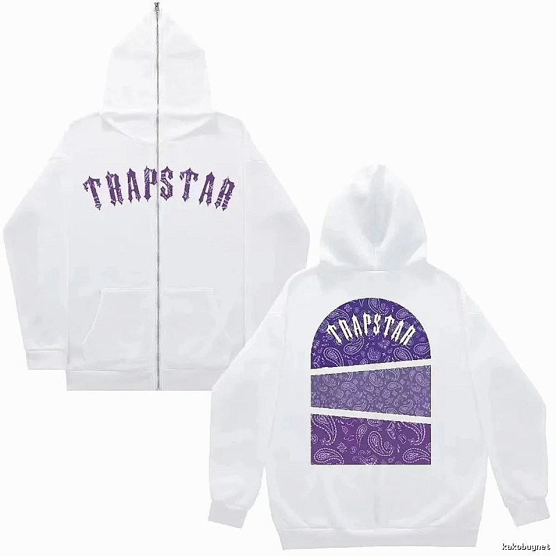 Trapstar Daily Graphic zip hoodie Black Zip Pink for City Outfits