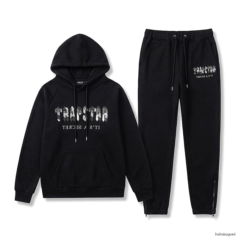 Trapstar letter-style black sweatshirt