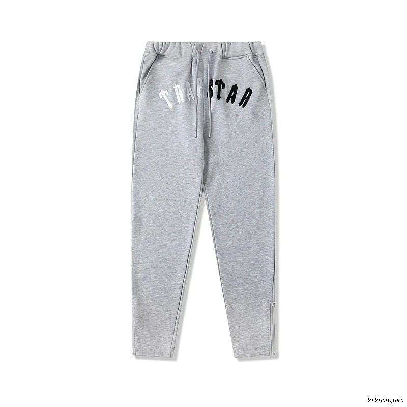 Trapstar Letter Style Grey Sweatpants