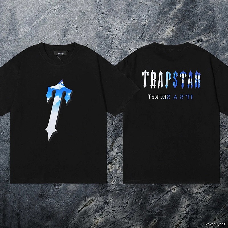 Trapstar Logo Detail Keys graphic T-shirt Black White Key with Functional Detail
