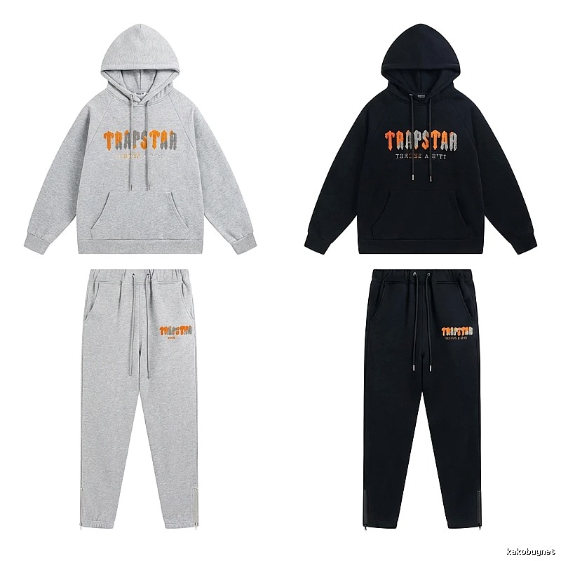 Trapstar Printed Streetwear Set (Grey/Black)