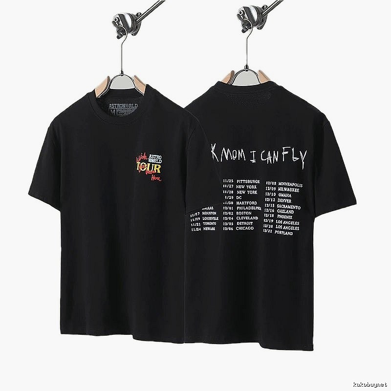 Travis Scott Tour Street Style Black T-Shirt
