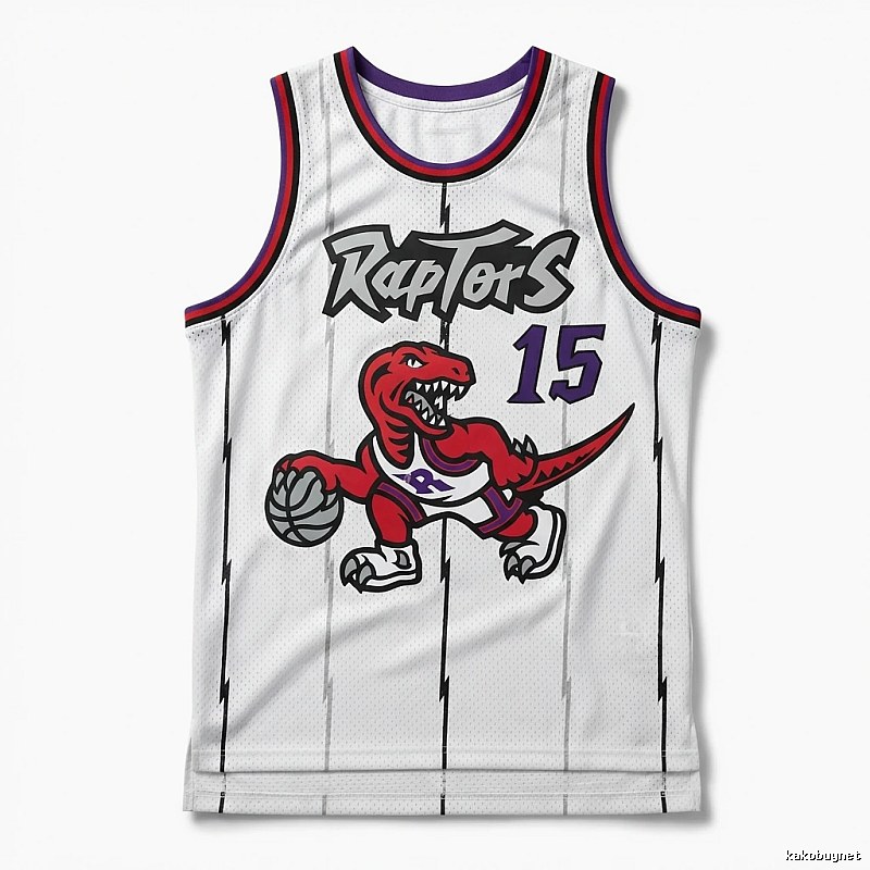 Vince Carter's white jersey of the Raptors team.